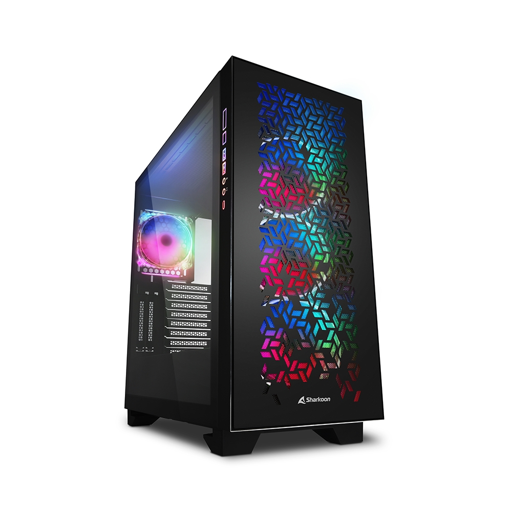 Image of Sharkoon ELITE SHARK CA300H Tower Black