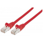 Intellinet Network Patch Cable, Cat5e, 5m, Red, CCA, SF/UTP, PVC, RJ45, Gold Plated Contacts, Snagless, Booted, Lifetime Warranty, Polybag