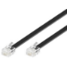 Microconnect MPK110B telephone cable 10 m Black