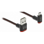 DeLOCK EASY-USB 2.0 Cable Type-A male to EASY-USB Type Micro-B male angled up / down 1 m black