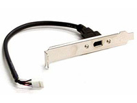 Supermicro CBL-0173L FireWire cable Black 0.3 m