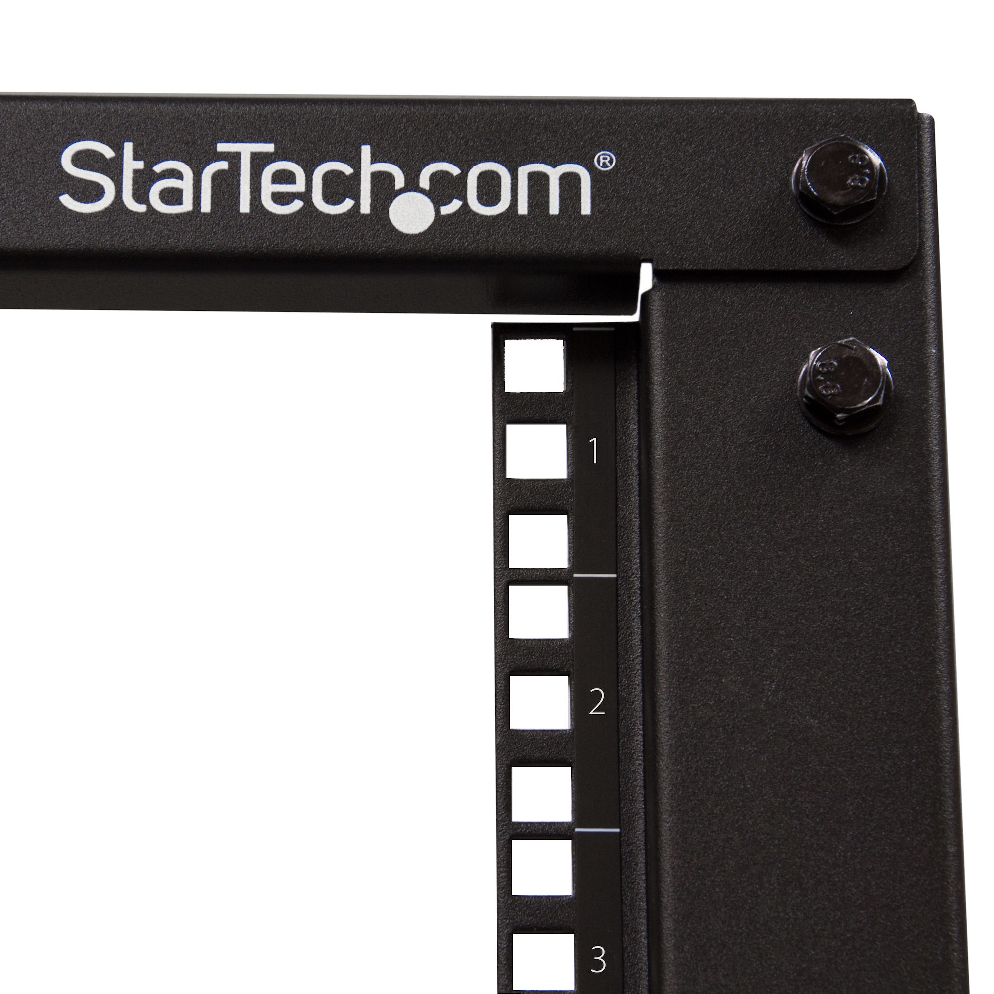 StarTech.com Armadio Server Rack con 4 staffe a Telaio Aperto 18U con profonditÃ  regolabile da 59-104cm - Rack per apparecchiature di rete con rotelle, livellatori e gestione dei cavi