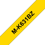 MK-631BZ P-Touch Ribbon, 12mm x 8m
