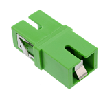 InLine Fibre optic adapter, simplex SC/SC, SM, ceramic, internal shutter, green