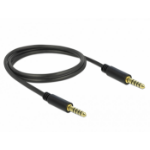 DeLOCK 85791 audio cable 1 m 4.4mm Black