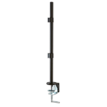 Lindy 700mm Pole with Desk Clamp, Black
