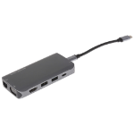 Nikkai USB-C Multiport Hub 3x USB-A 3.0 / HDMI 4K / Gigabit RJ45 / VGA / USB-C PD / 3.5mm Audio / SD Card Reader