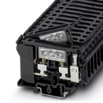 Phoenix Contact UK 6.3-HESILED 24 terminal block Black