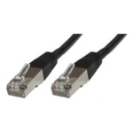 Microconnect Rj-45/Rj-45 Cat6 0.5m networking cable Black F/UTP (FTP)