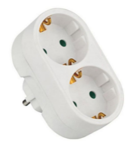 Microconnect GRUS1M2F socket-outlet Type K White