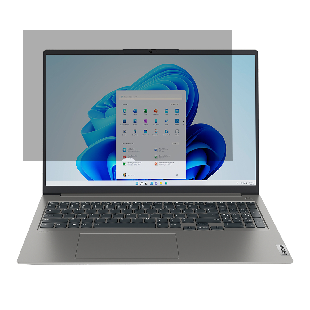 Lenovo 4XJ1U03940 display privacy filter 40.6 cm (16") Laptop Fra
