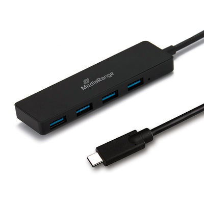 Image of MediaRange MRCS508 interface hub USB 3.2 Gen 1 (3.1 Gen 1) Type-C...