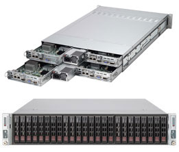 Supermicro SuperServer 2027TR-H72RF Intel® C602 LGA 2011 (Socket R) Rack (2U) Black