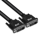 CLUB3D DVI-D DUAL LINK (24+1) CABLE BI DIRECTIONAL M/M 10m 32.8 ft 28AWG Noir