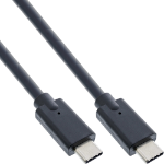 InLine USB 3.2 Gen.2x2 Cable, USB-C male/male, black, 0.3m