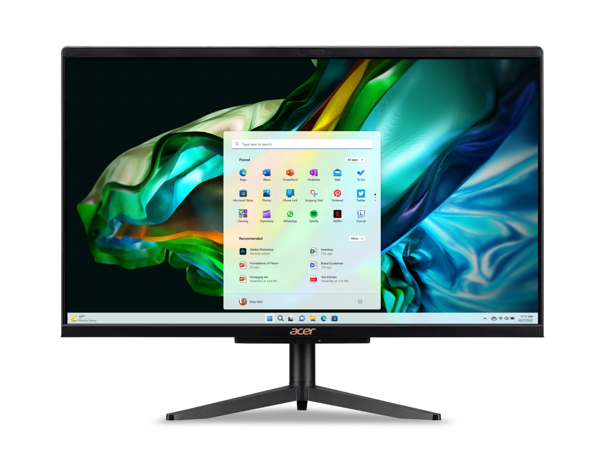 Acer Aspire C24-1610 Intel® Core™ i3 N100 60.5 cm (23.8") 1920 x