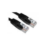 TARGET RJ45 (M) to RJ45 (M) CAT6 0.25m Black OEM Moulded Boot Copper UTP Network Cable