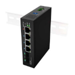 Lanberg ILGE-4P-2S-90 network switch Unmanaged Fast Ethernet (10/100) Power over Ethernet (PoE) 1U Black