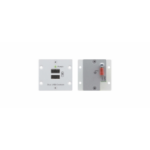 Kramer Electronics W-2UC(B) wall plate/switch cover Black -