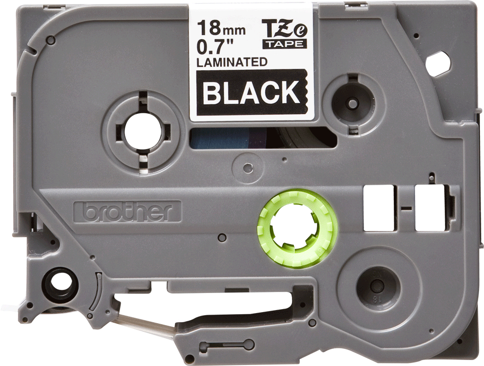 Brother TZE-345 DirectLabel white on black Laminat 18mm x 8m for Brother P-Touch TZ 3.5-18mm/36mm/6-18mm/6-24mm/6-36mm