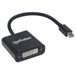 Manhattan 152549 video kabel adapter 0,195 m Mini DisplayPort DVI-I Zwart