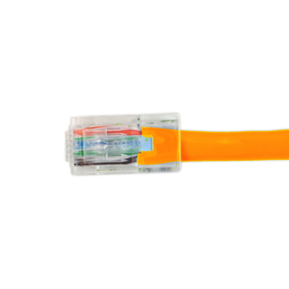 Videk Unbooted Cat6 UTP RJ45 to RJ45 Patch Cable Orange 10Mtr