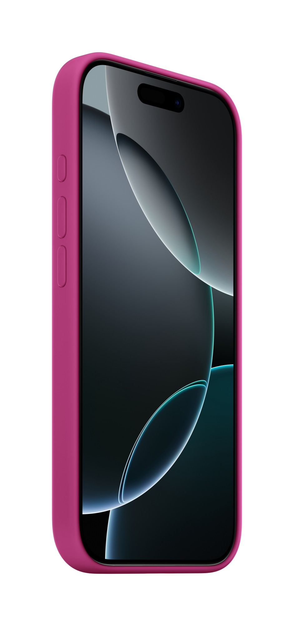 Apple Fuchsia Iphone 16 Pro Silicone Case With Magsafe