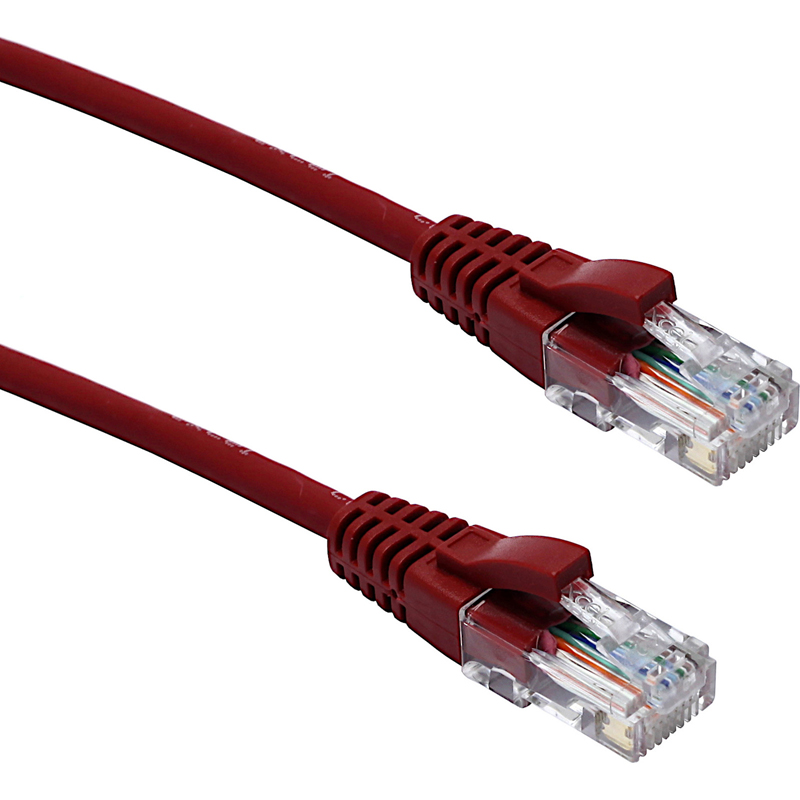 Image of XeLAN EXCEL 1M CAT.5e UTP PATCH CABLE - RED