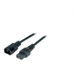 EFB Elektronik EK601SW.2 electriciteitssnoer Zwart 2 m C14 stekker C13 stekker