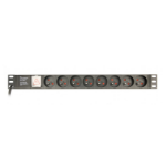 Gembird EG-PDU-014-FC14 power distribution unit (PDU) 8 AC outlet(s) 1U Black