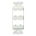 Panduit CFG4WH wall plate/switch cover White
