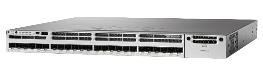 Cisco Catalyst WS-C3850-24XU-L network switch Managed 10G Ethernet (100/1000/10000) Black, Grey