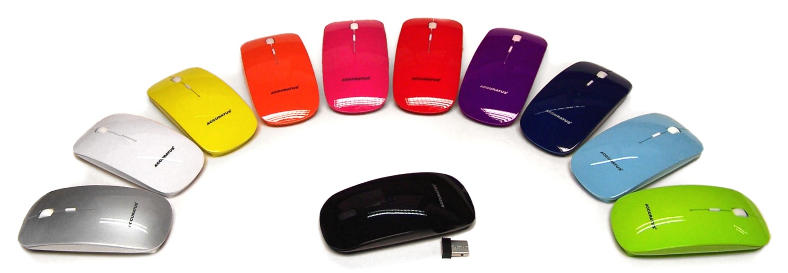 Ceratech Accuratus Image Mouse RF full size / low profile 2.4Ghz wireless mouse. Ideal for desktop and laptop users alike- nano dongle that can be stored in battery compartment- ambidextrous design- up to 10m range and automatic power saving /sleep mode.