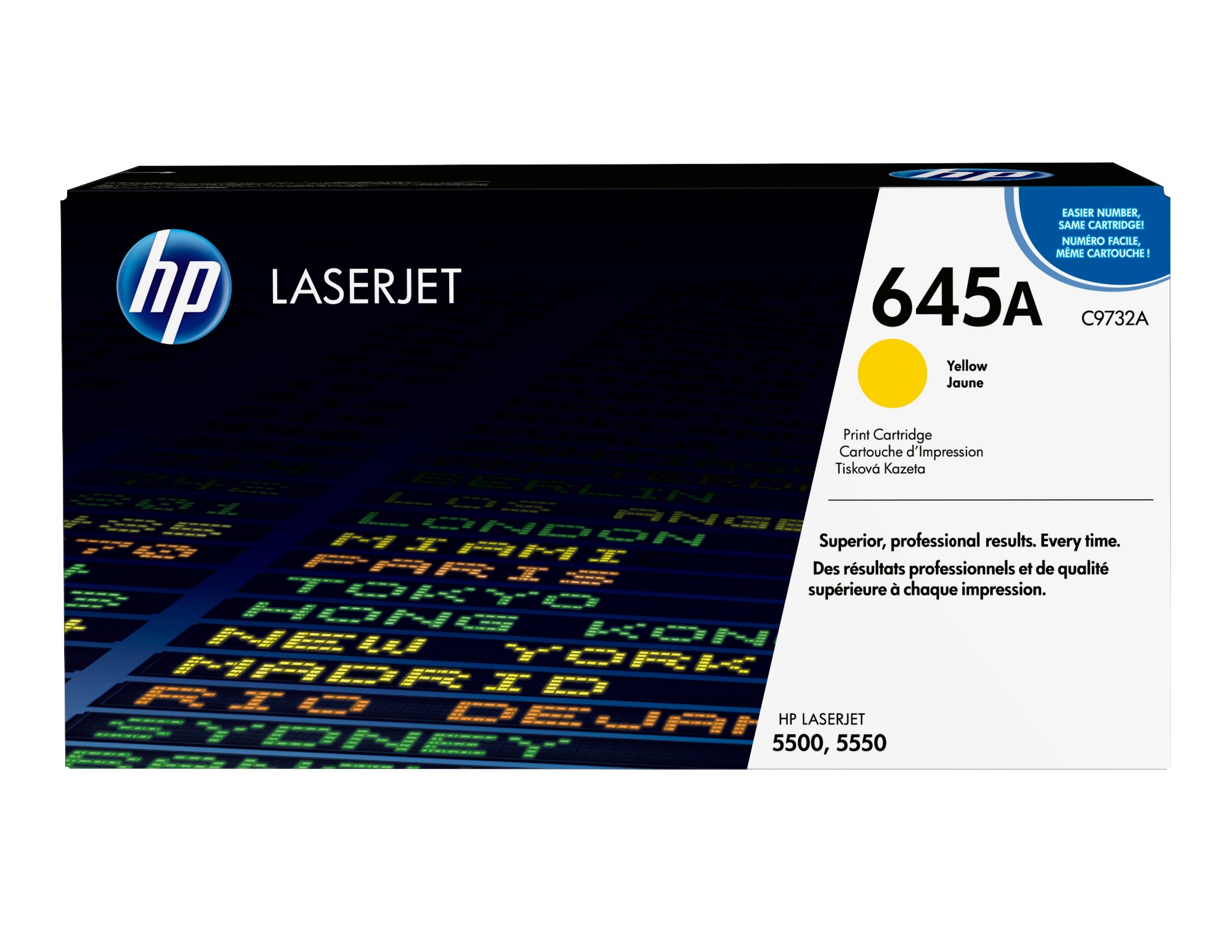 HP C9732A/645A Toner cartridge yellow, 12K pages/5% for Canon LBP-86