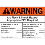 Panduit PVS0305W2101Y safety sign Stand safety sign 1 pc(s)