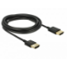 DeLOCK 85117 HDMI cable 0.25 m HDMI Type A (Standard) Black