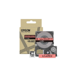 Epson C53S672071/LK-4RBJ DirectLabel-etikettes black on red matt 12mm x 8m for Epson LabelWorks LW-C 410/610