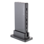 GroupGear USB 3.2 Type C Desktop Dual Screen Docking Station with 100W PD