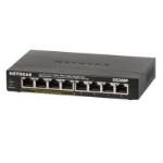 NETGEAR GS308P Unmanaged Gigabit Ethernet (10/100/1000) Power over Ethernet (PoE) Black