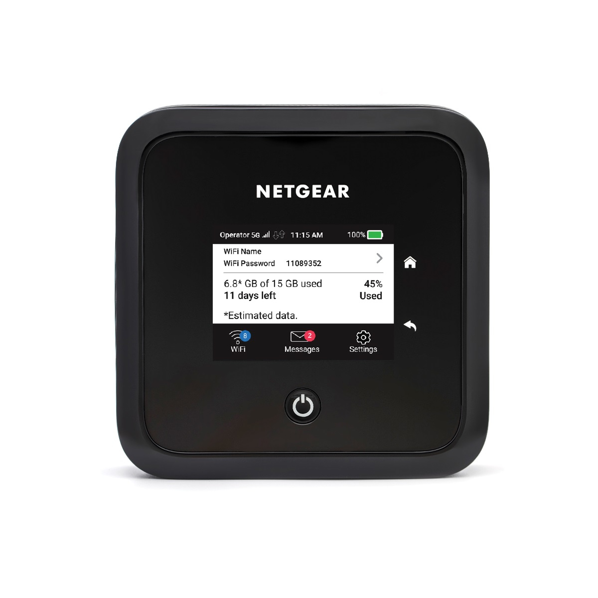 NETGEAR Nighthawk M5 5G WiFi 6 Mobile Router (MR5200) Cellular network