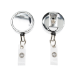 Digital ID Chrome ID Badge Reels with Strap Clip (Pack of 50)