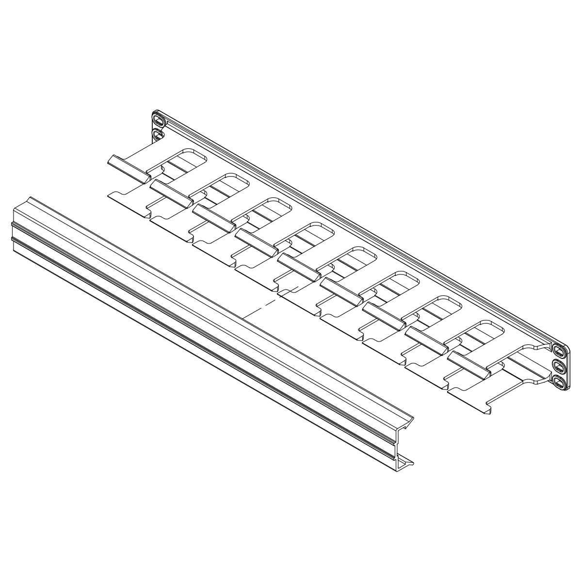 Vertiv CM-16 rack accessory Cable organizer