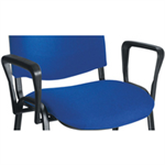 JEMINI ARMS FOR STKG CHAIR BLK PK2