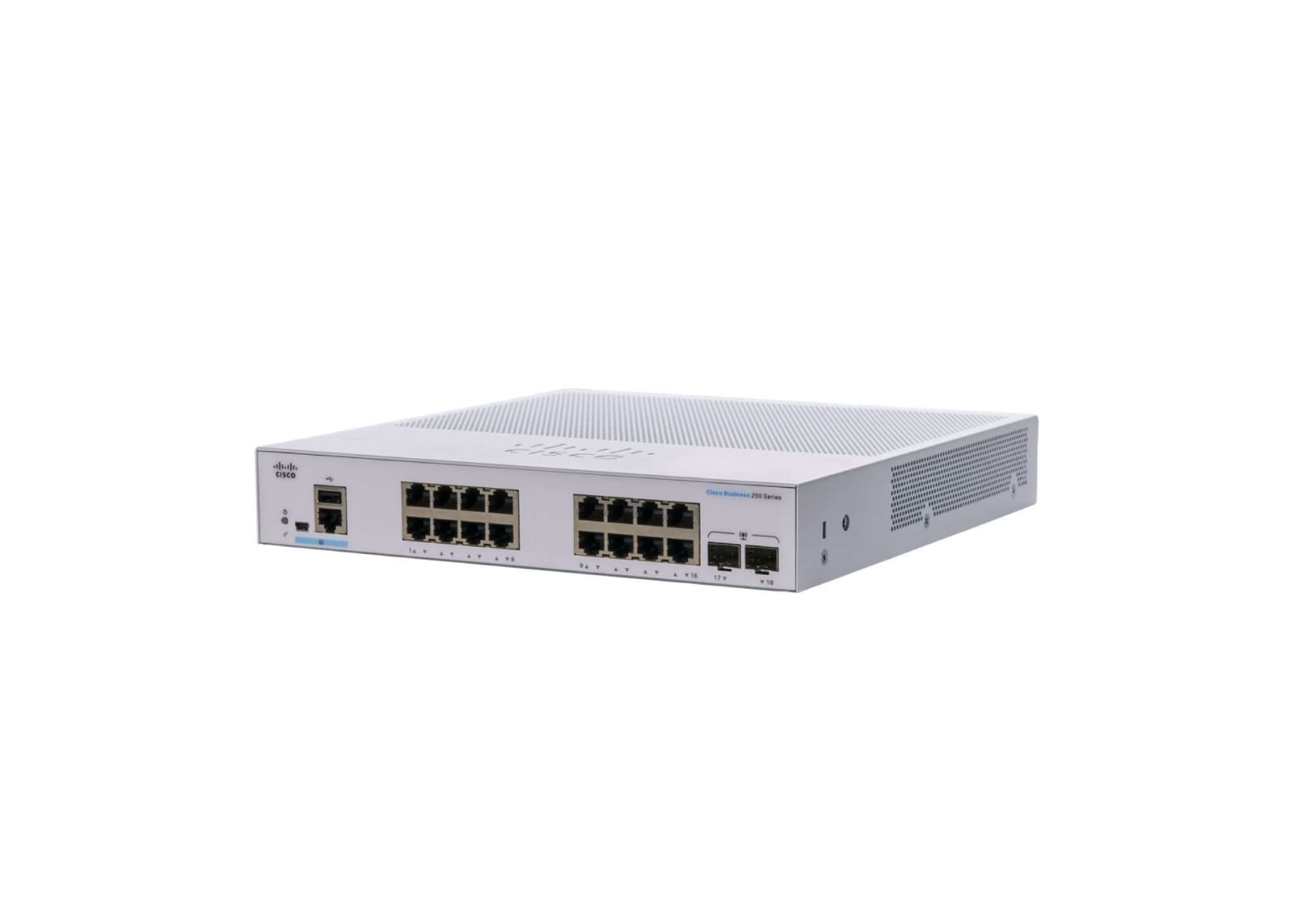 Photos - Switch Cisco Business CBS250-16T-2G Smart  | 16 Port GE | 2x1G SFP | Li CBS 