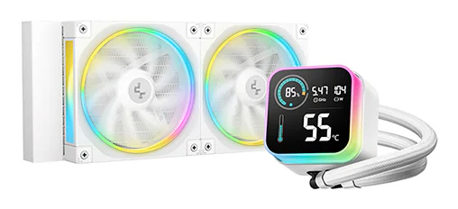 Deepcool White Lq240 Processor Liquid Cooling Kit 12 Cm 1 Pc(S)