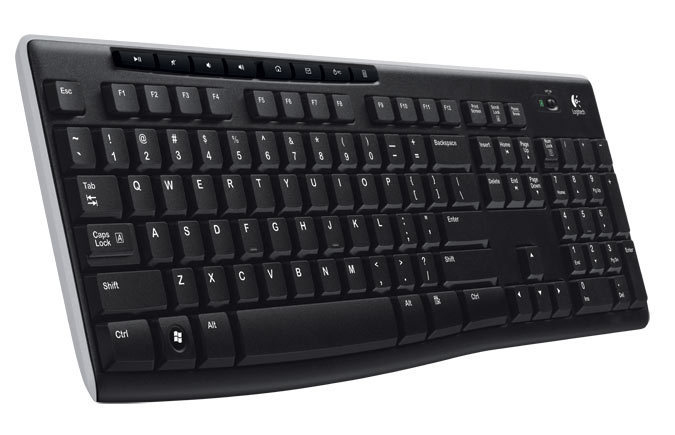 Logitech K270 keyboard RF Wireless QWERTZ Swiss Black