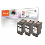 Peach PI100-449 ink cartridge 2 pc(s) Compatible Standard Yield Black, Cyan, Magenta, Yellow