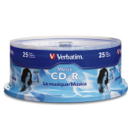 Verbatim 40x Music CD-R Media - 700MB 25 pc(s)