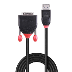 Lindy 41491 video kabel adapter 2 m DisplayPort DVI-D Zwart