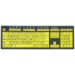 AI Squared While Stocks Last - Zoomtext Keyboard - black letters on yellow keys-  USB